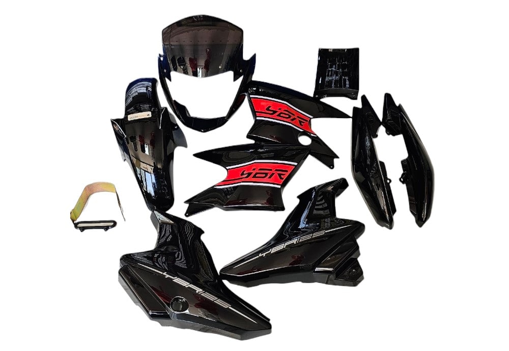 Yamaha Ybr 125 Esd Kaporta Grenaj Seti Siyah