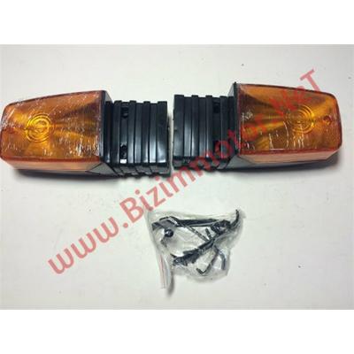 HONDA CGL 125 SİNYAL SARI CAMLI 2Lİ