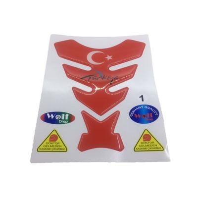 Depo Tank Ped Türk Bayrağı Desenli