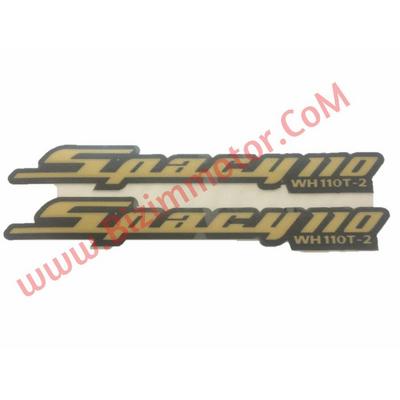 Honda Spacy 110 Yan Grenaj Yazısı