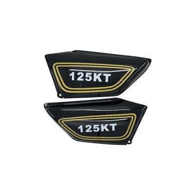 Mondial KT 125 Sele Altı Yan Kapak Takımı Siyah