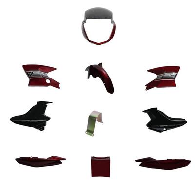 Yamaha Ybr 125 Esd Kaporta Grenaj Seti Kırmızı